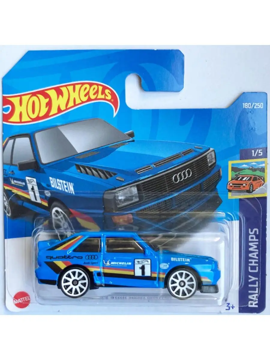 Машинка Audi Sport Quattro (Rally Champs) 1/5 A2 Hot Wheels 167989726  купить за 428 ₽ в интернет-магазине Wildberries