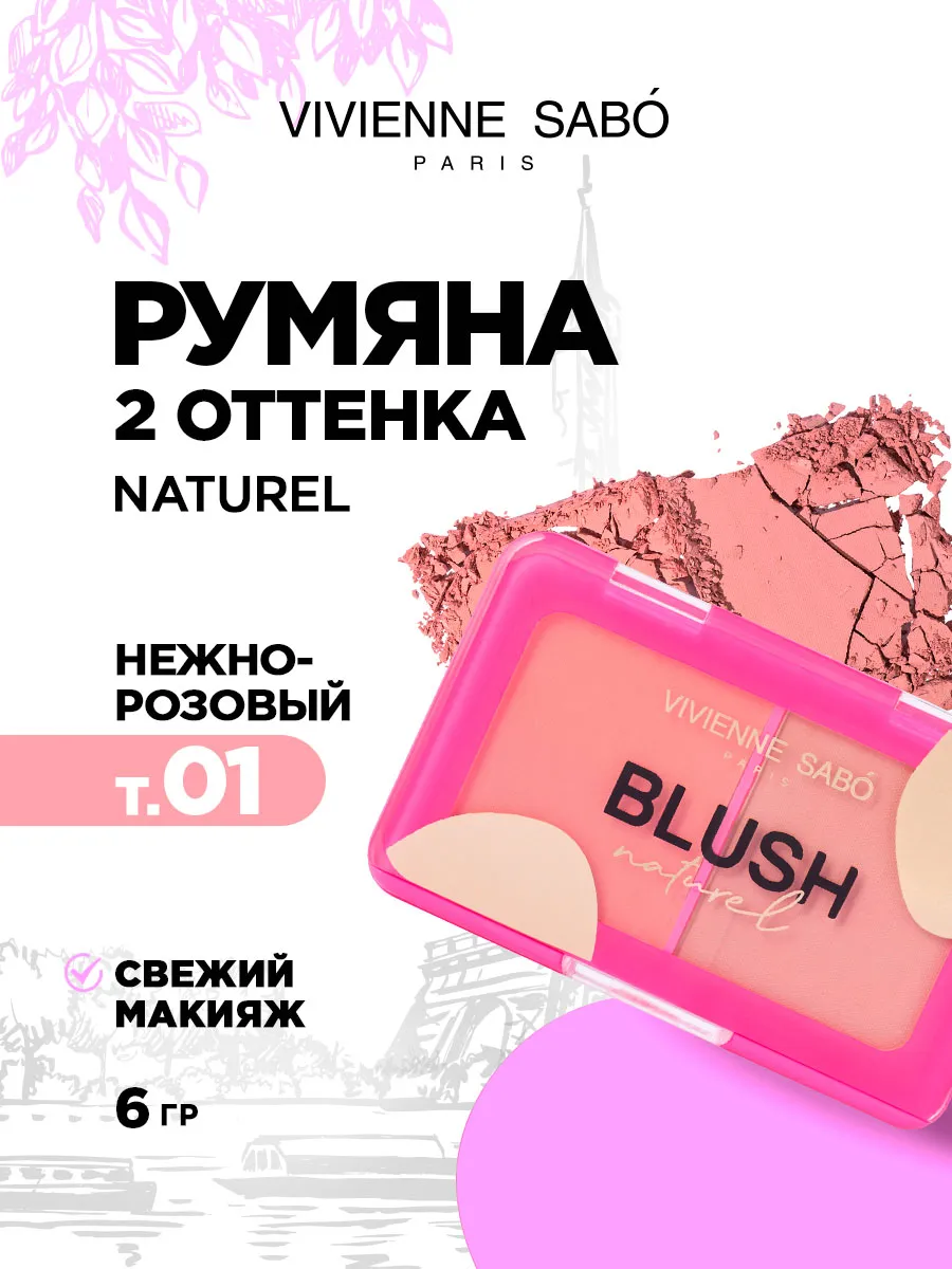 Румяна для лица сухие...