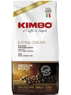 Кофе в зернах Кимбо Extra Cream 1кг KIMBO 168062557 купить за 1 742 ₽ в интернет-магазине Wildberries