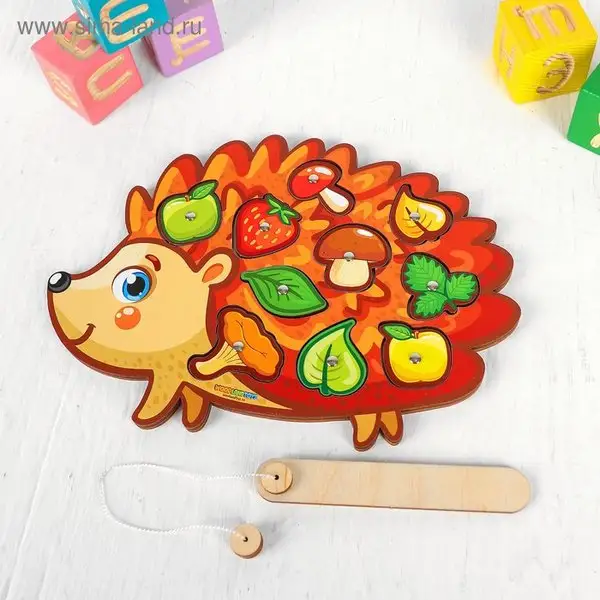 Магнитная рыбалка для детей "Ёжик"