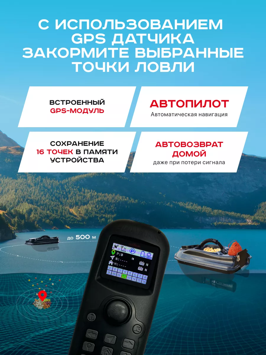 Прикормочный кораблик Actor GPS Black (с GPS) Boatman 168133948 купить в  интернет-магазине Wildberries