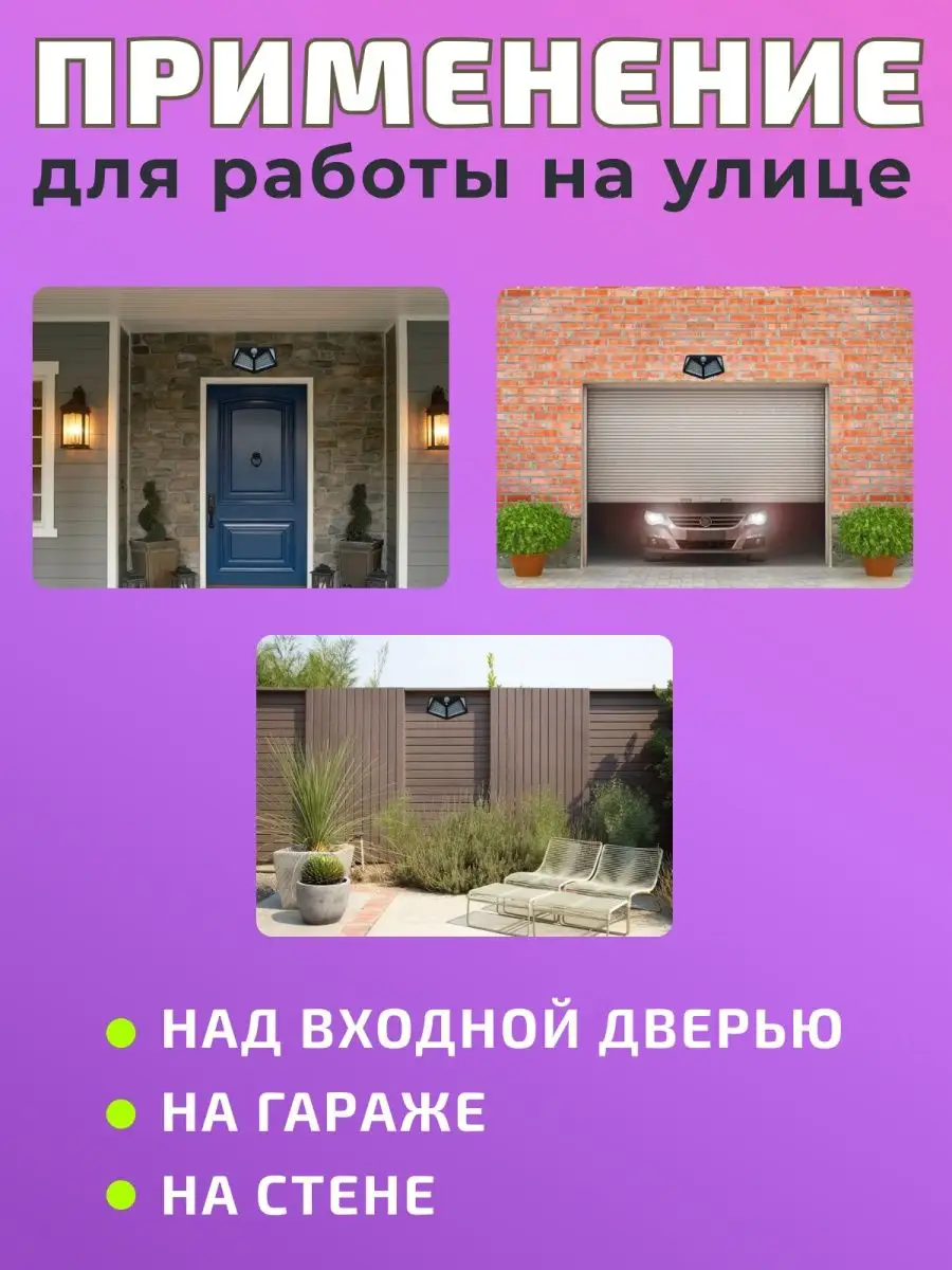 Уличный фонарь на солнечной батарее с датчиком движения Wair Compani  168137982 купить за 842 ₽ в интернет-магазине Wildberries