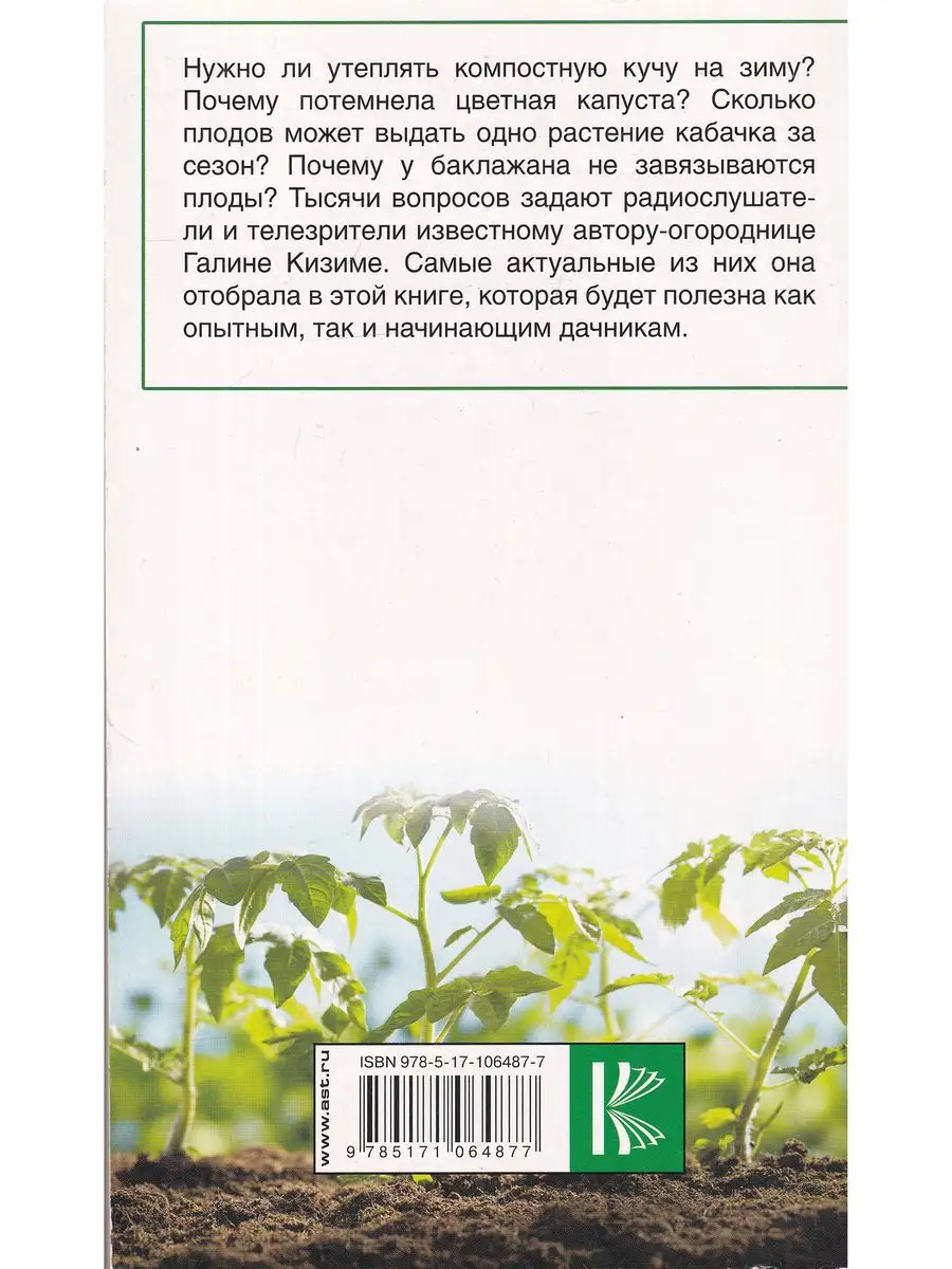 Все ответы на вопросы о вашем огороде АСТ 168180404 купить за 153 ₽ в  интернет-магазине Wildberries