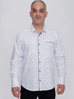 Рубашка мужская с длинным рукавом хлопок OSO&OSO 168219813 купить за 1 190 ₽ в интернет-магазине Wildberries