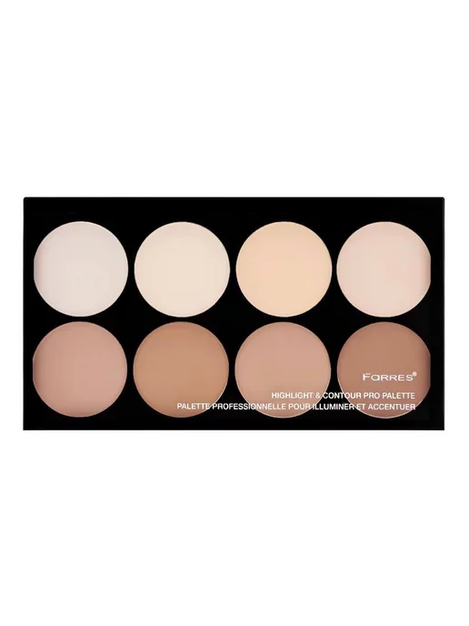 FARRES cosmetics Корректор для лица палетка сухой скульптор для контуринга 01, розовый, фото 2