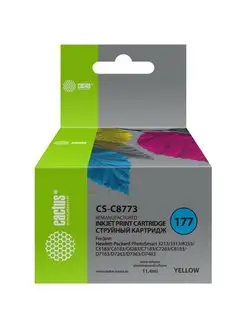 Картридж C8773H (CS-C8773) 177 желтый для HP, совместимый Cactus 168239855 купить за 287 ₽ в интернет-магазине Wildberries