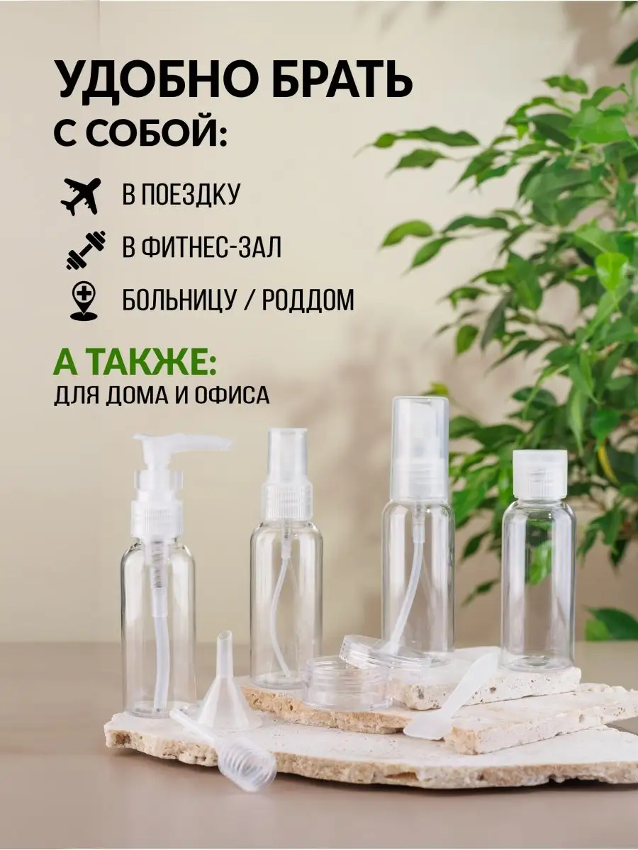 Дорожный набор флаконов A&A 168246857 купить в интернет-магазине Wildberries