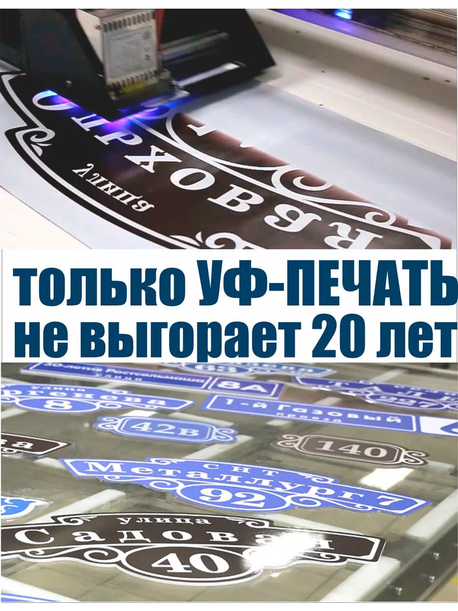 Адресная табличка на дом номер цифра 20х20см синяя ООО Рекламастер  168262792 купить за 523 ₽ в интернет-магазине Wildberries