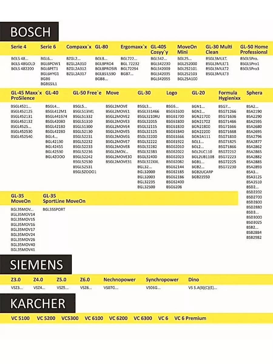 Мешки для пылесоса Бош GL-30 GL-40 GL-20 logo G ALL Siemens Bosch 168266722  купить за 348 ₽ в интернет-магазине Wildberries