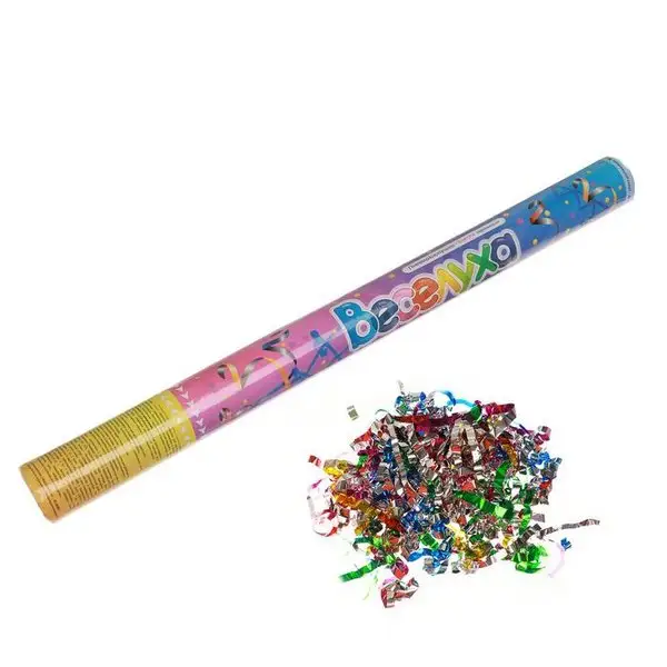 Пневмохлопушка "Блеск", серпантин, 50 см