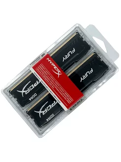 Оперативная память DDR4 16Gb (2x8Gb) 3200 MHz Fury Black HYPERX