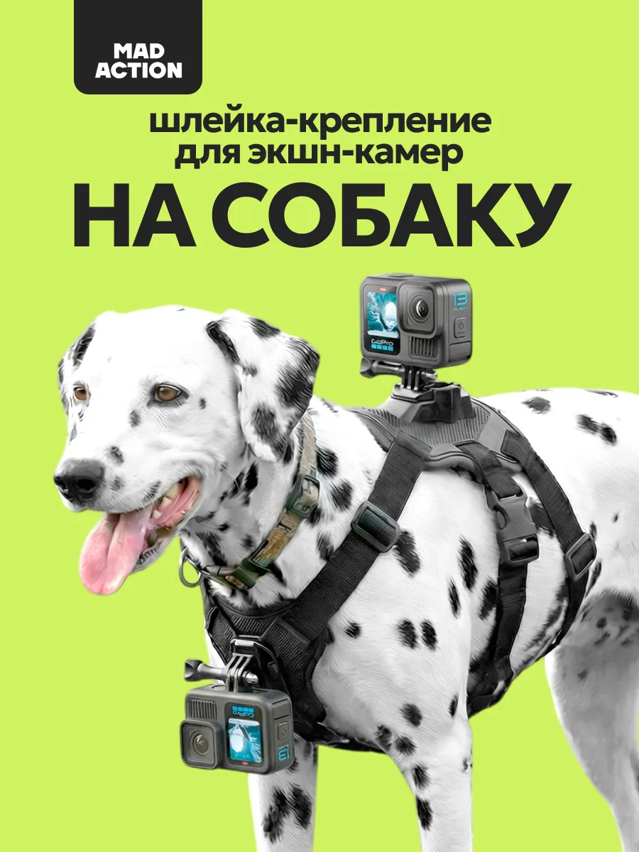 Крепление на собаку для экшн-камер GoPro, DJI Osmo Action