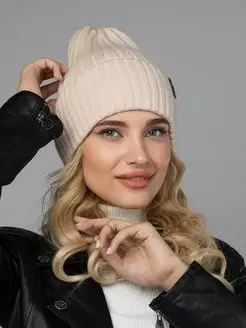 Шапка женская демисезонная тонкая с отворотом Dika Knit 168280674 купить за 561 ₽ в интернет-магазине Wildberries