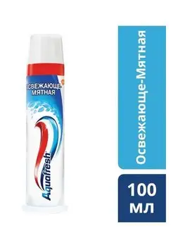 Aquafresh Triple Pro Minty Pump зубная паста с дозатором 168309211 купить за 400 ₽ в интернет-магазине Wildberries