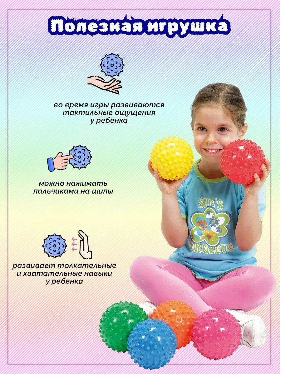 Мяч с шипами 18см panawealth 168317952 купить за 433 ₽ в интернет-магазине  Wildberries