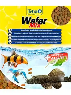 Wafer Mix 15г пакет таблетки Tetra 168347534 купить за 191 ₽ в интернет-магазине Wildberries