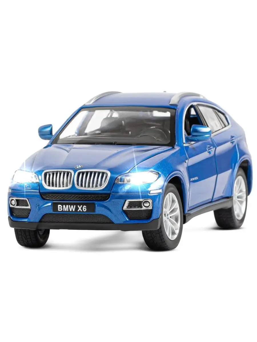 Модель автомобиля BMW X6, синяя, 1/26 JB1200121 АВТОПАНОРАМА 168355575  купить за 2 540 ₽ в интернет-магазине Wildberries