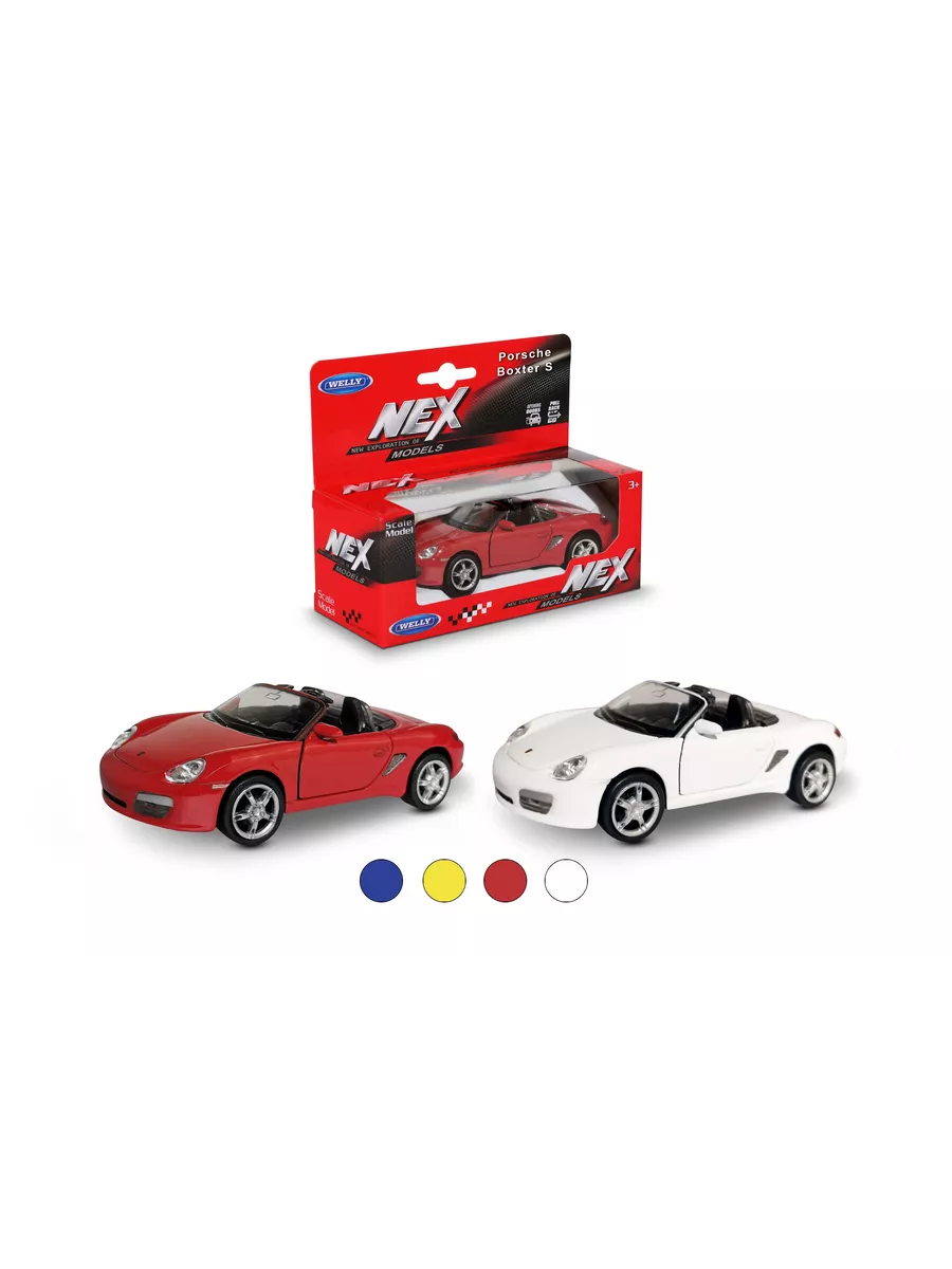 Машинка PORSCHE BOXSTER S / модель машины 1:38 цвет в ассорт WELLY  168429495 купить за 849 ₽ в интернет-магазине Wildberries