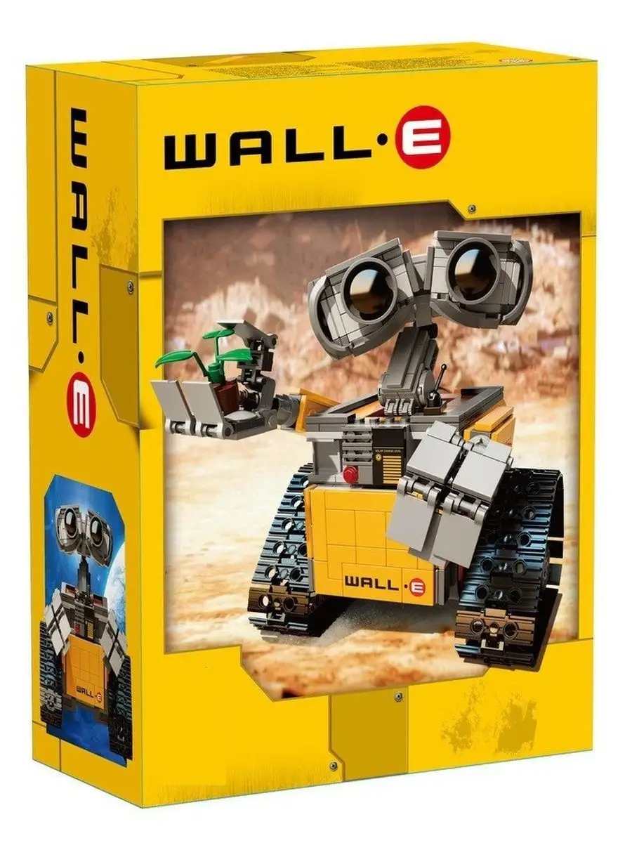 Конструктор набор Wall-E Робот мусорщик Валли 677 деталей Конструируй и  Собирай 168439408 купить за 1 481 ₽ в интернет-магазине Wildberries