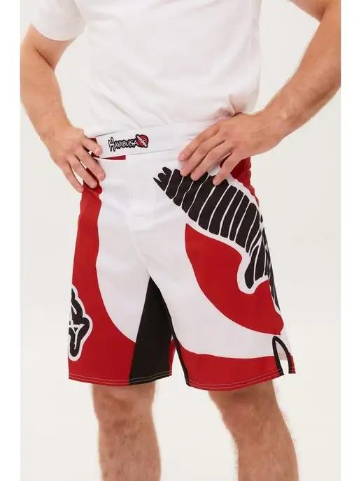 Legioner Sportshop Шорты для единоборств ММА бойцовские, красный