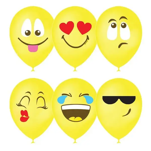 Шар латексный 12" "Эмоции. Смайл"