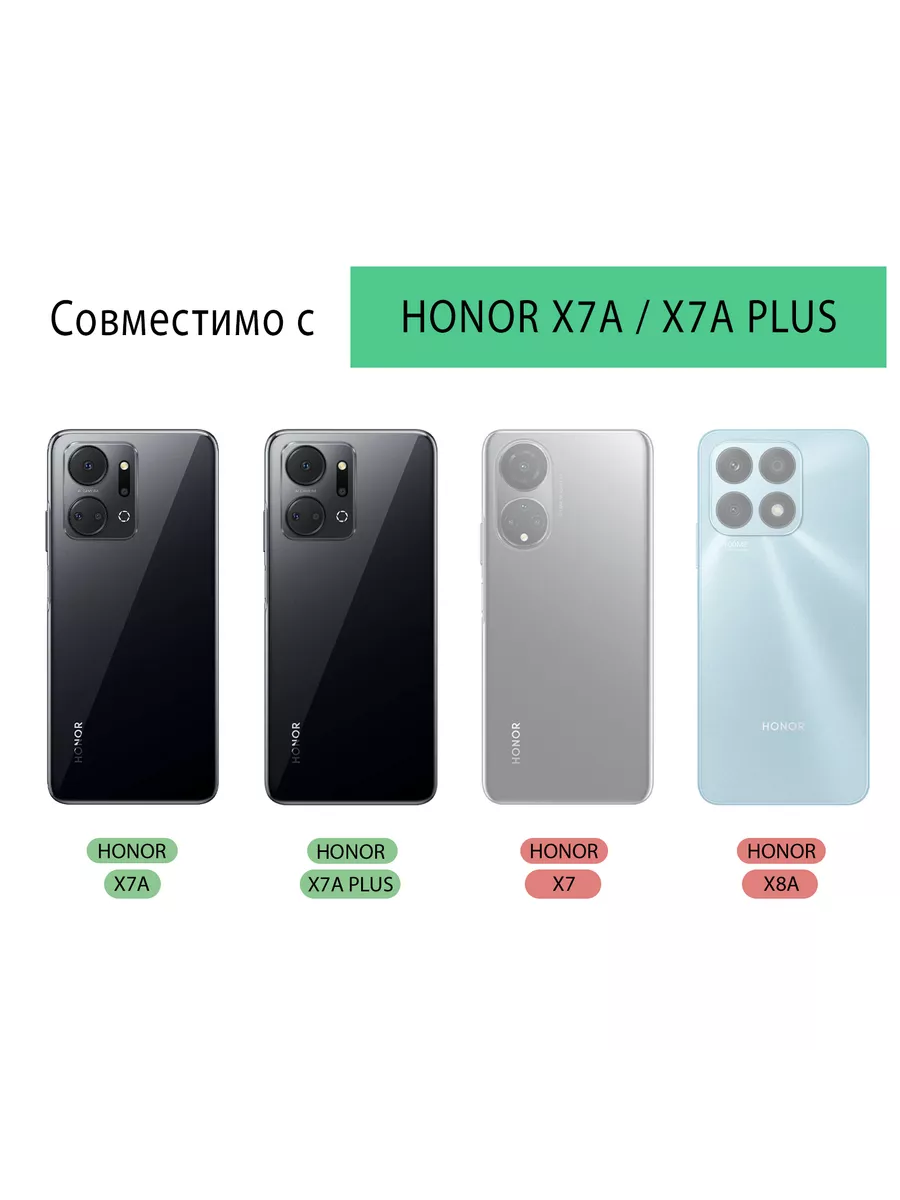 Чехол на Huawei Honor X7a Plus/Хуавей Хонор Х7а Плюс Huawei 168510773  купить за 169 ₽ в интернет-магазине Wildberries