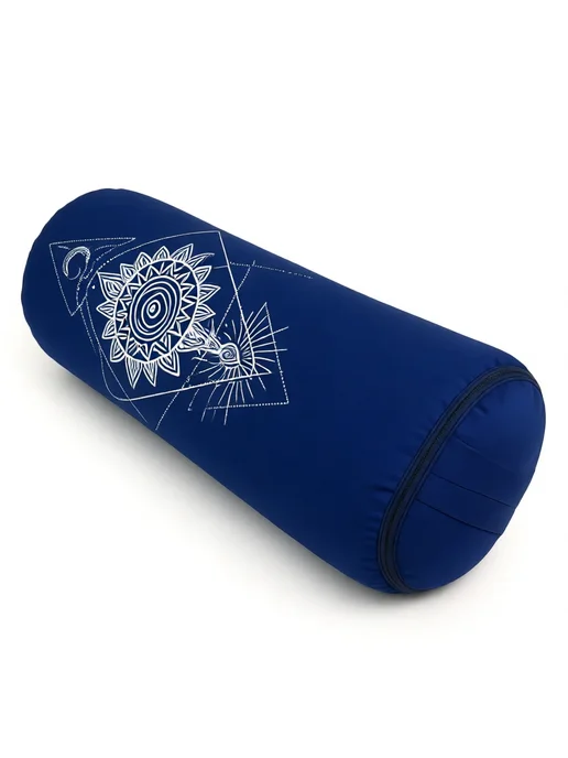 BODHI Валик для йоги с лузгой Чакра 60х22 см, 60x22 см, фото 3
