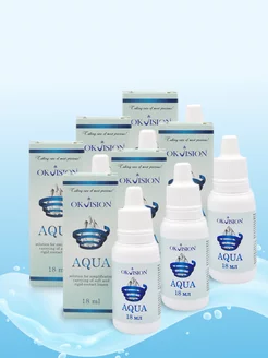 Капли AQUA 6х18 (108 мл) Okvision 168537179 купить за 1 757 ₽ в интернет-магазине Wildberries