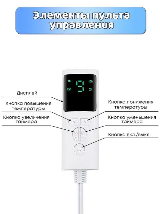 Lequido Грелка электрическая, электрогрелка, термоковрик, вариант, фото 7