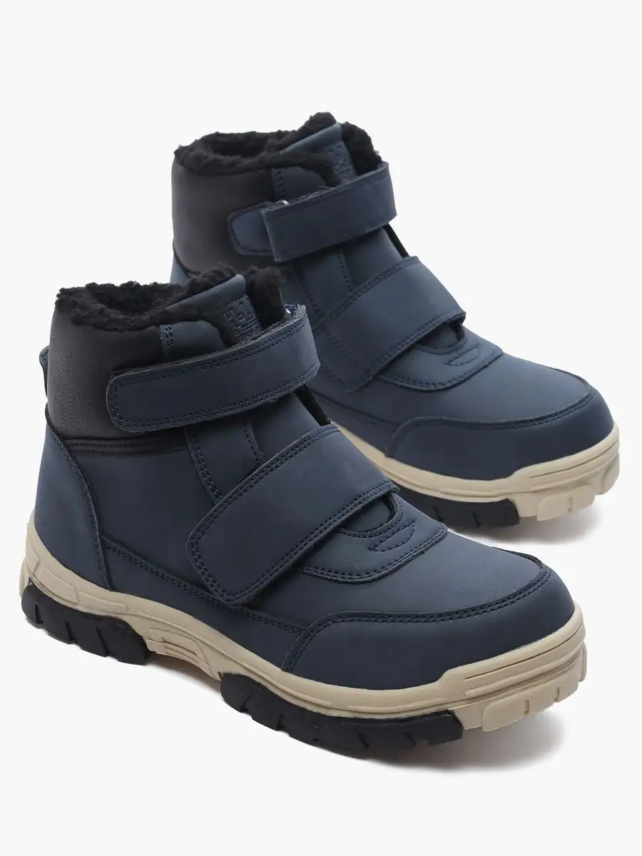 Высокие ботинки теплые для мальчика на липучках демисезон Shuzzi 168568841купить за 2 283 ₽ в интернет-магазине Wildberries
