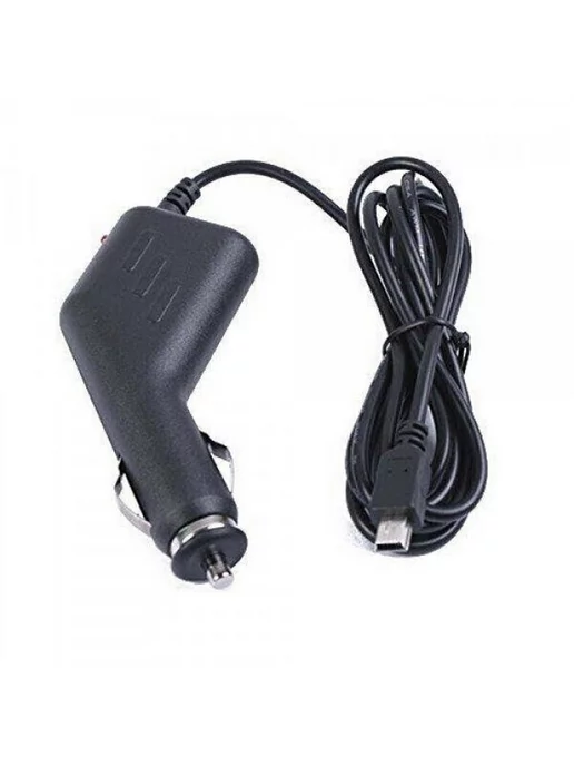 OEM/ Автомобильное зарядное устройство 5V 1A (штекер mini USB) 1м, 1 м
