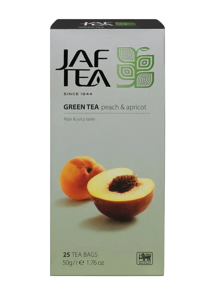 Green Peach&Apricot чай зелён, персик абрикос, 25 пак