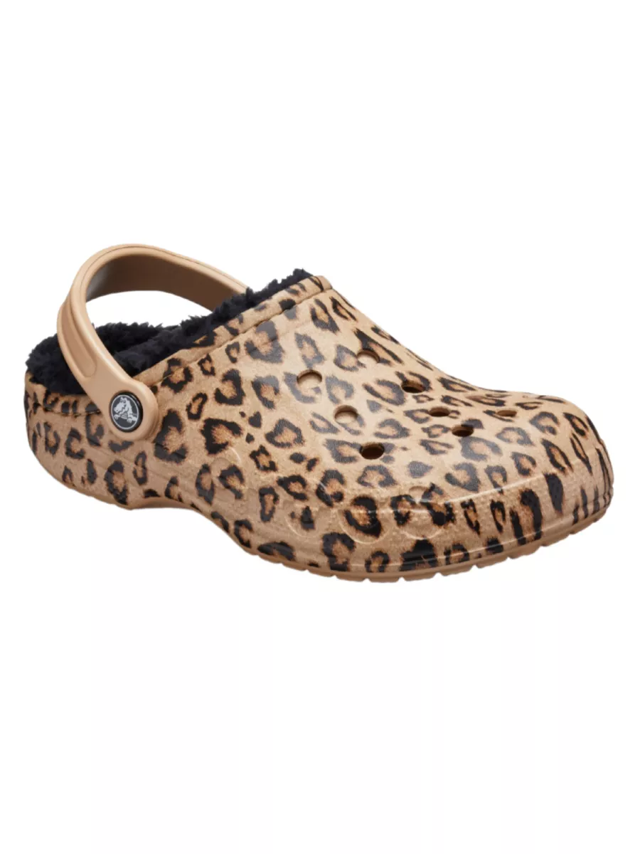 Leopard crocs on sale