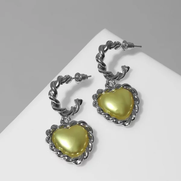 Серьги ассорти «Сердечки» лоза