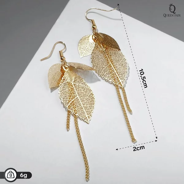 Серьги длинные висячие бижутерия