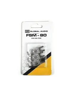 Предохранитель Global Audio miniANL FSM-80, 80A (4 шт упак) Global Audio 168645702 купить за 207 ₽ в интернет-магазине Wildberries