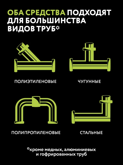 Expel Средство для очистки труб от засоров, 2 шт, вариант, фото 6