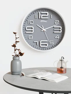 Часы настенные бесшумные Clock Decor 168727288 купить за 682 ₽ в интернет-магазине Wildberries