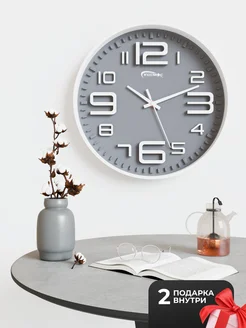 Часы настенные бесшумные Clock Decor 168727291 купить за 541 ₽ в интернет-магазине Wildberries