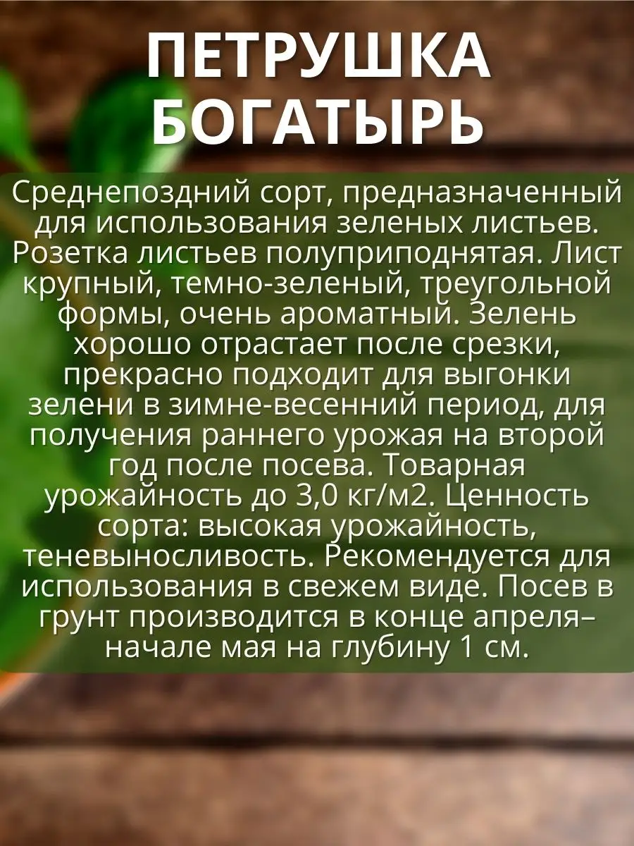 Семена петрушки Удачные семена 168739377 купить за 128 ₽ в  интернет-магазине Wildberries