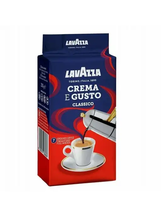 Lavazza Кофе Молотый Crema e Gusto Classico 250 г