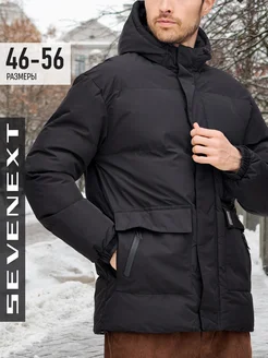 Куртка демисезонная удлиненная с капюшоном Sevenext 168819055 купить за 4 496 ₽ в интернет-магазине Wildberries