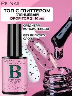 Топ для ногтей глянцевый с глиттером без липкого слоя PICNAIL 168819997 купить за 156 ₽ в интернет-магазине Wildberries