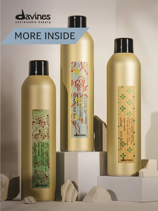 Davines Лак для волос экстрасильной фиксации проф укладка, Италия, желтый, фото 5