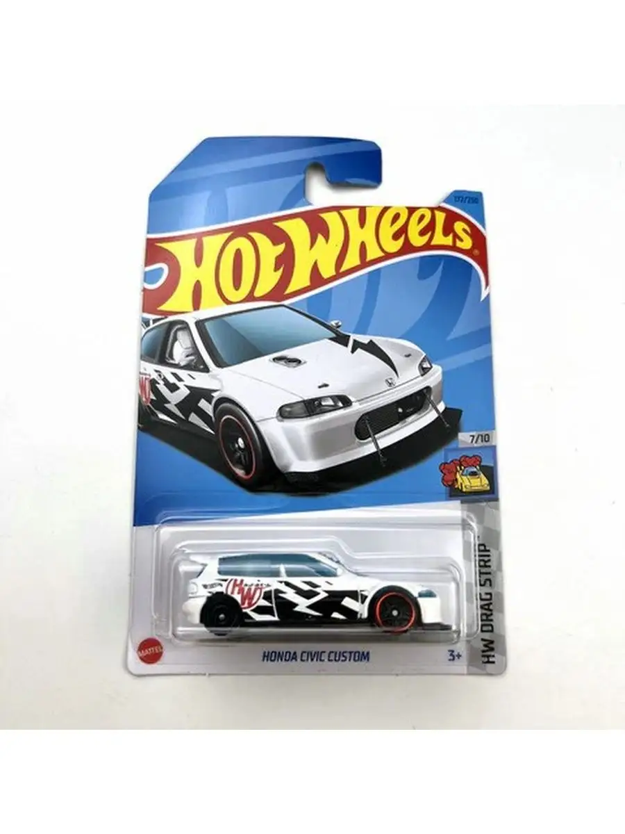 Машинка Honda Civic Custom (HW Drag Strip) 7/10 E1 Hot Wheels 168889161  купить за 579 ₽ в интернет-магазине Wildberries