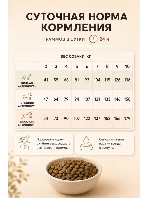 Сухой корм Zoofood для собак, говядина, ягненок, 2,2 кг, фото 6