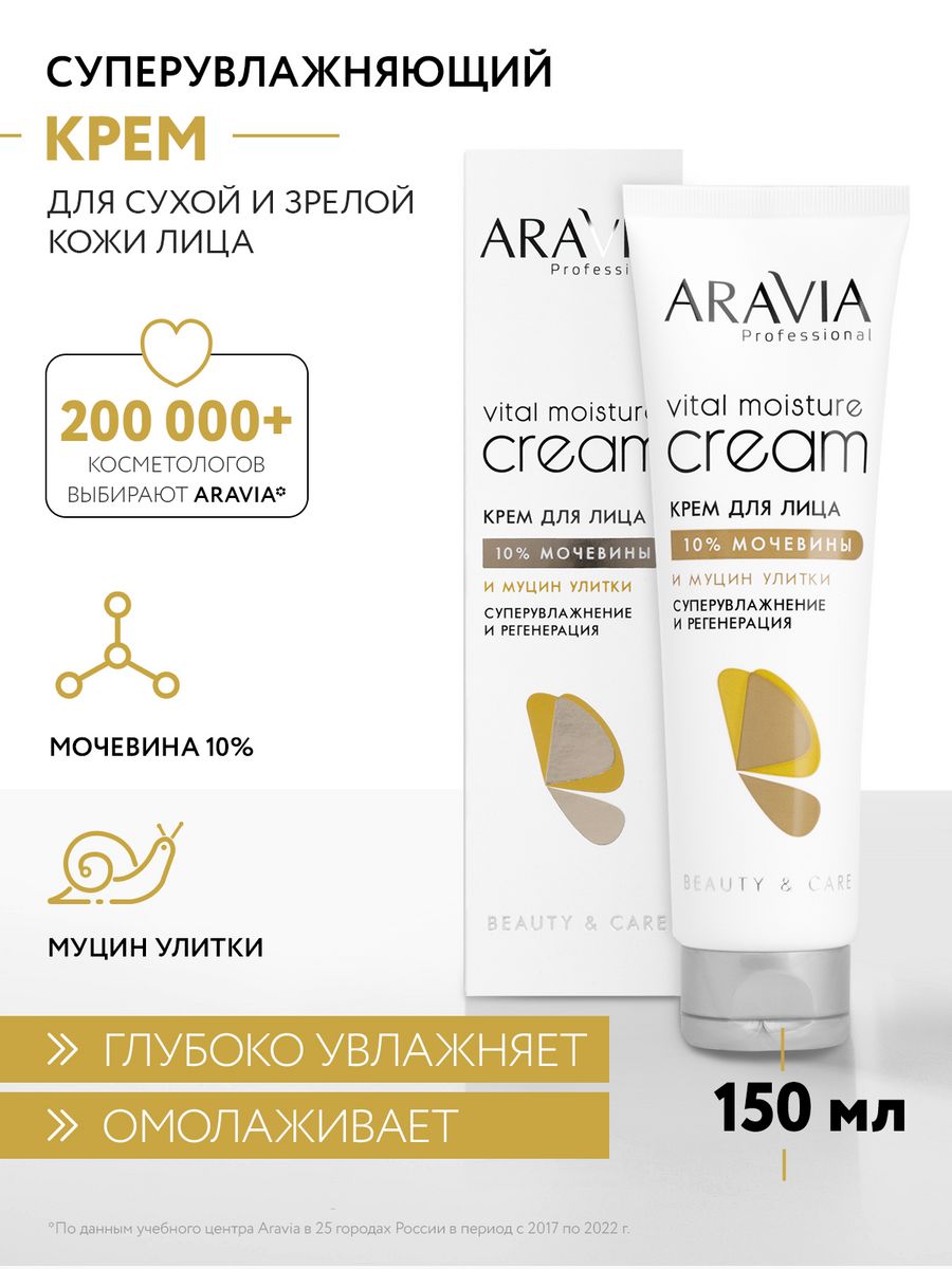 Aravia professional крем для лица суперувлажнение. Крем для лица Суперувлажнение и регенерация c мочевиной.