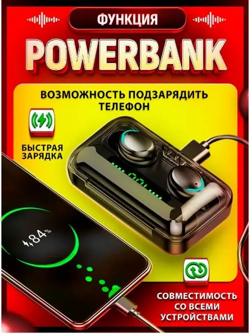 MI Беспроводные блютуз наушники, черный, фото 4