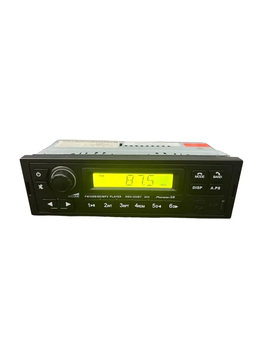 Магнитола DEH-322BT 24V ВОЛЬТ для грузовых машин Pioneer 168944461 купить  за 1 889 ₽ в интернет-магазине Wildberries