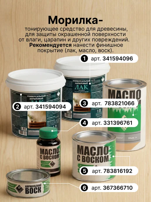 ARMOUR ECO Морилка для дерева водная, вариант, фото 8